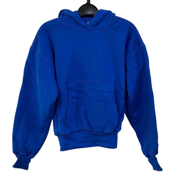 YEEZY X GAP (YZY) Blue Double Layer Hoodie Small - Picture 1 of 5